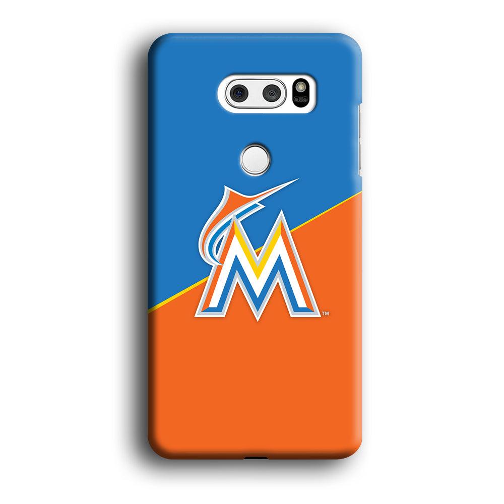 Baseball Miami Marlins MLB 002 LG V30 3D Case-Xtracase