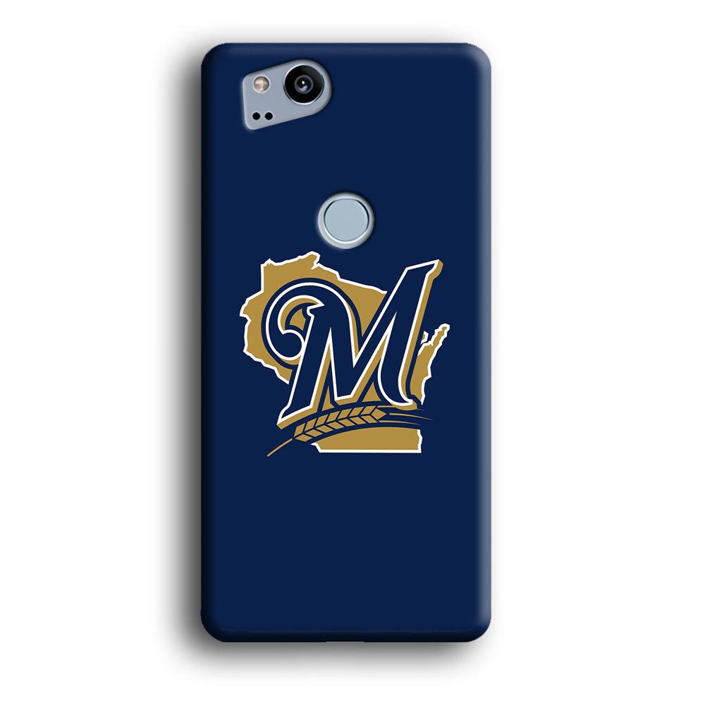 Baseball Milwaukee Brewers MLB 001 Google Pixel 2 3D Case-Xtracase