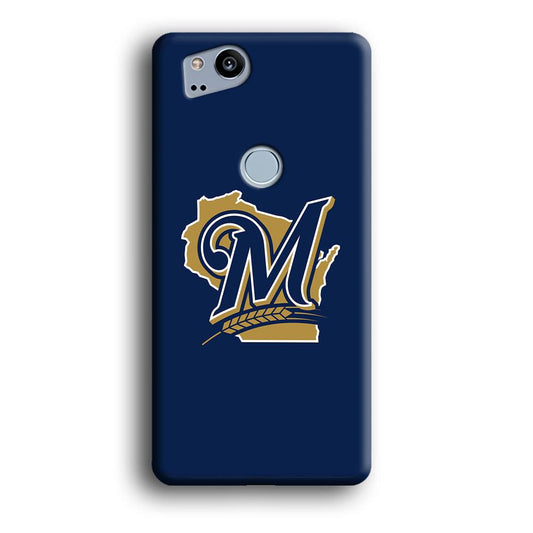 Baseball Milwaukee Brewers MLB 001 Google Pixel 2 3D Case-Xtracase