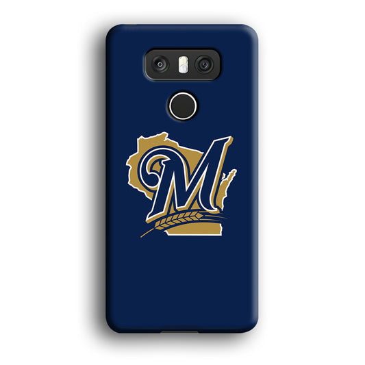 Baseball Milwaukee Brewers MLB 001 LG G6 3D Case