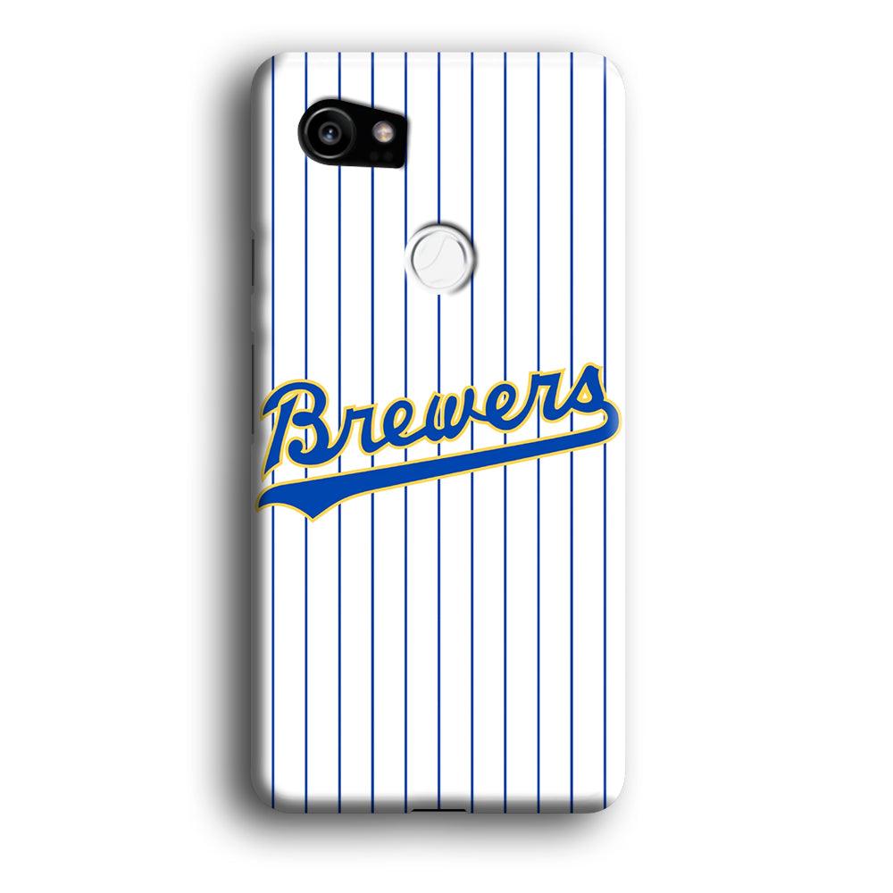 Baseball Milwaukee Brewers MLB 002 Google Pixel 2 XL 3D Case-Xtracase