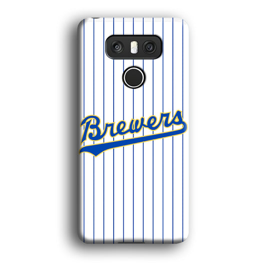 Baseball Milwaukee Brewers MLB 002 LG G6 3D Case