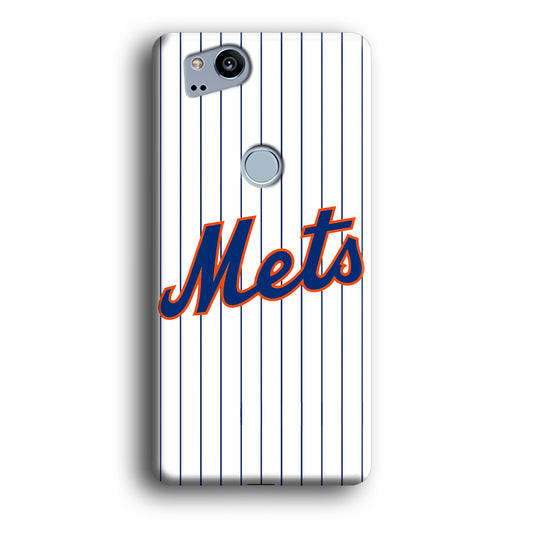 Baseball New York Mets MLB 001 Google Pixel 2 3D Case