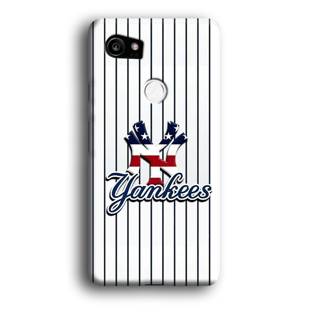 Baseball New York Yankees MLB 001 Google Pixel 2 XL 3D Case-Xtracase