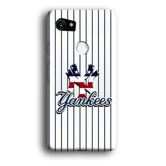 Baseball New York Yankees MLB 001 Google Pixel 2 XL 3D Case-Xtracase