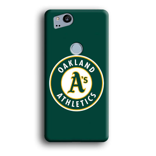 Baseball Oakland Athletics MLB 001 Google Pixel 2 3D Case-Xtracase