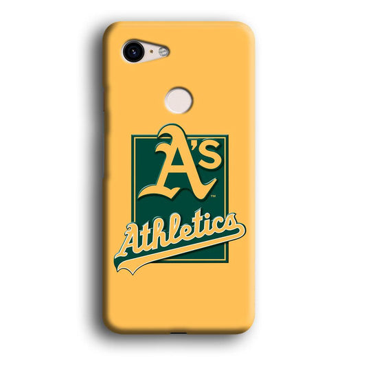 Baseball Oakland Athletics MLB 002 Google Pixel 3 3D Case-Xtracase