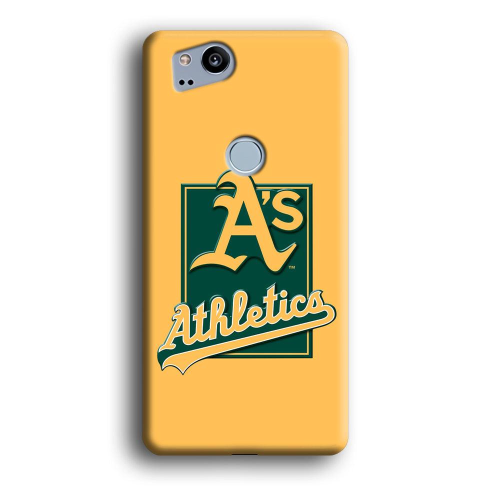 Baseball Oakland Athletics MLB 002 Google Pixel 2 3D Case-Xtracase