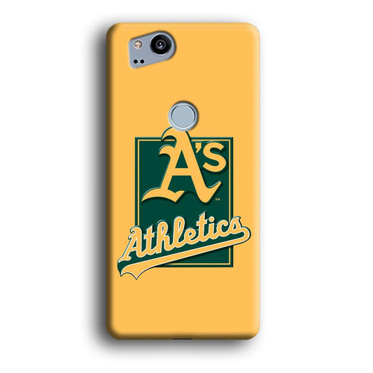 Baseball Oakland Athletics MLB 002 Google Pixel 2 3D Case-Xtracase