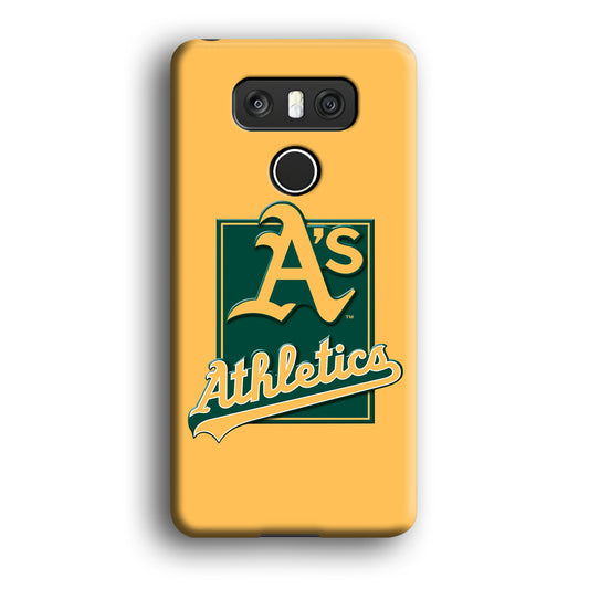 Baseball Oakland Athletics MLB 002 LG G6 3D Case