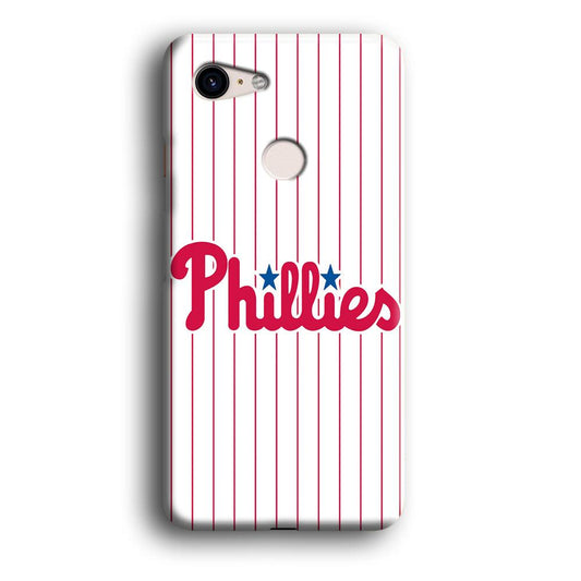 Baseball Philadelphia Phillies MLB 002 Google Pixel 3 3D Case-Xtracase