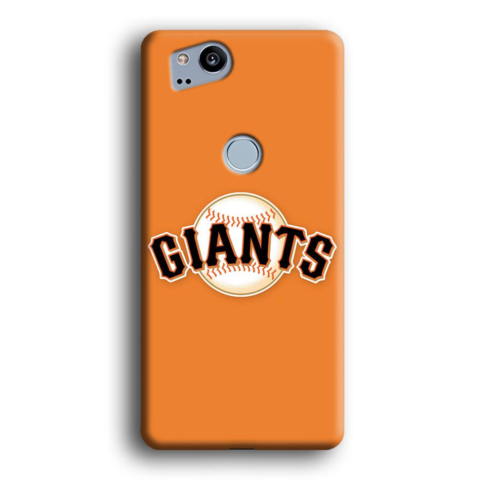 Baseball San Francisco Giants MLB 001 Google Pixel 2 3D Case-Xtracase