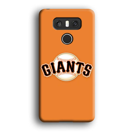 Baseball San Francisco Giants MLB 001 LG G6 3D Case-Xtracase