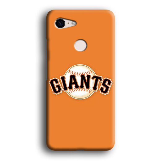 Baseball San Francisco Giants MLB 001 Google Pixel 3 3D Case-Xtracase