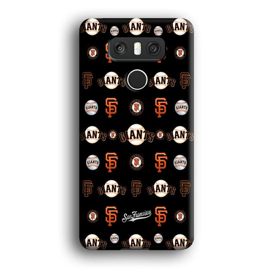 Baseball San Francisco Giants MLB 002 LG G6 3D Case-Xtracase