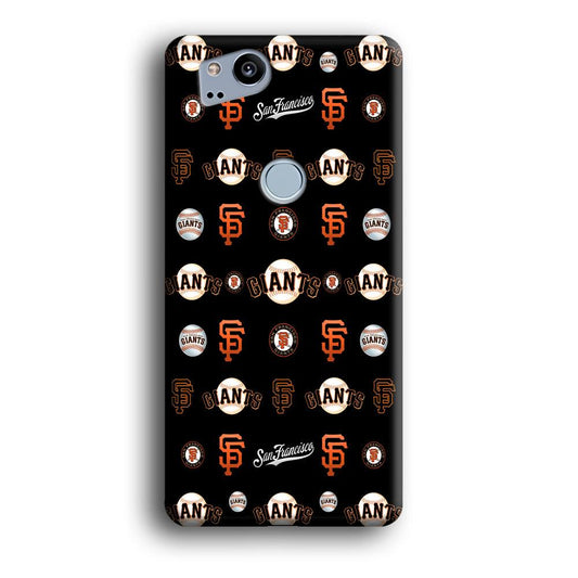Baseball San Francisco Giants MLB 002 Google Pixel 2 3D Case-Xtracase