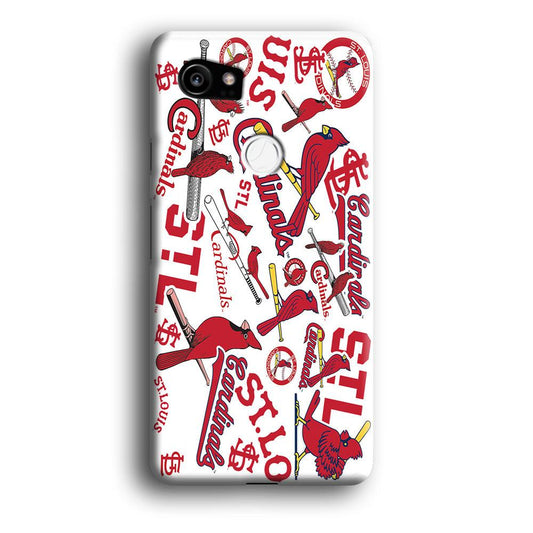 Baseball St. Louis Cardinals MLB 001 Google Pixel 2 XL 3D Case-Xtracase