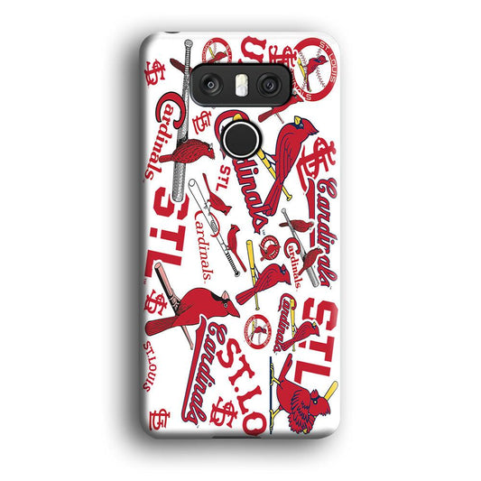 Baseball St. Louis Cardinals MLB 001 LG G6 3D Case-Xtracase