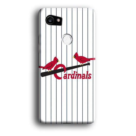 Baseball St. Louis Cardinals MLB 002 Google Pixel 2 XL 3D Case-Xtracase