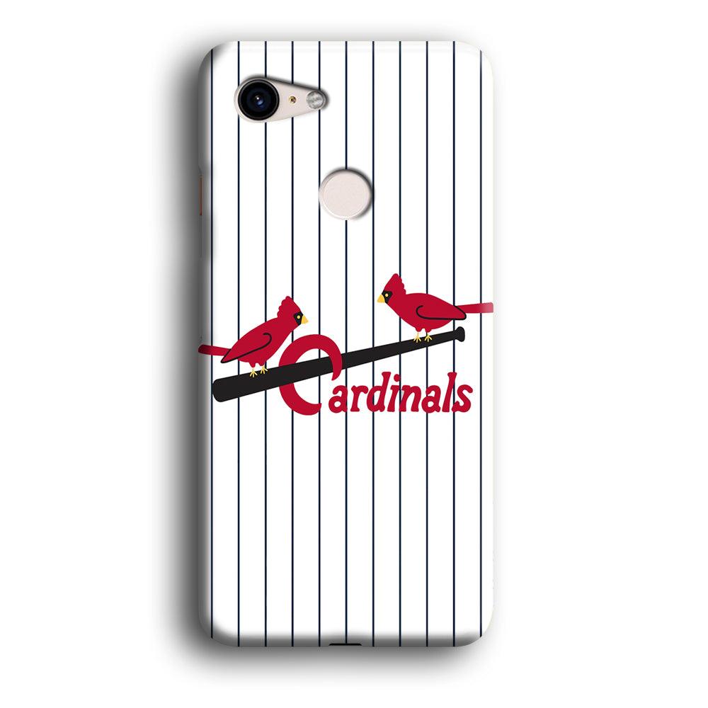 Baseball St. Louis Cardinals MLB 002 Google Pixel 3 XL 3D Case-Xtracase