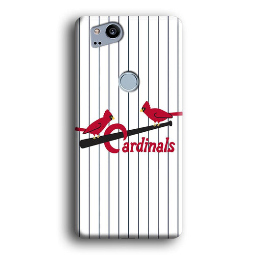 Baseball St. Louis Cardinals MLB 002 Google Pixel 2 3D Case-Xtracase