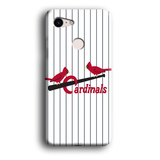 Baseball St. Louis Cardinals MLB 002 Google Pixel 3 3D Case-Xtracase