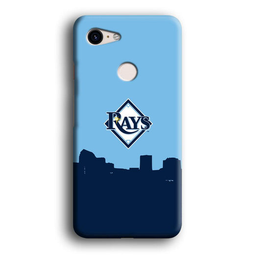 Baseball Tampa Bay Rays MLB 001 Google Pixel 3 3D Case-Xtracase