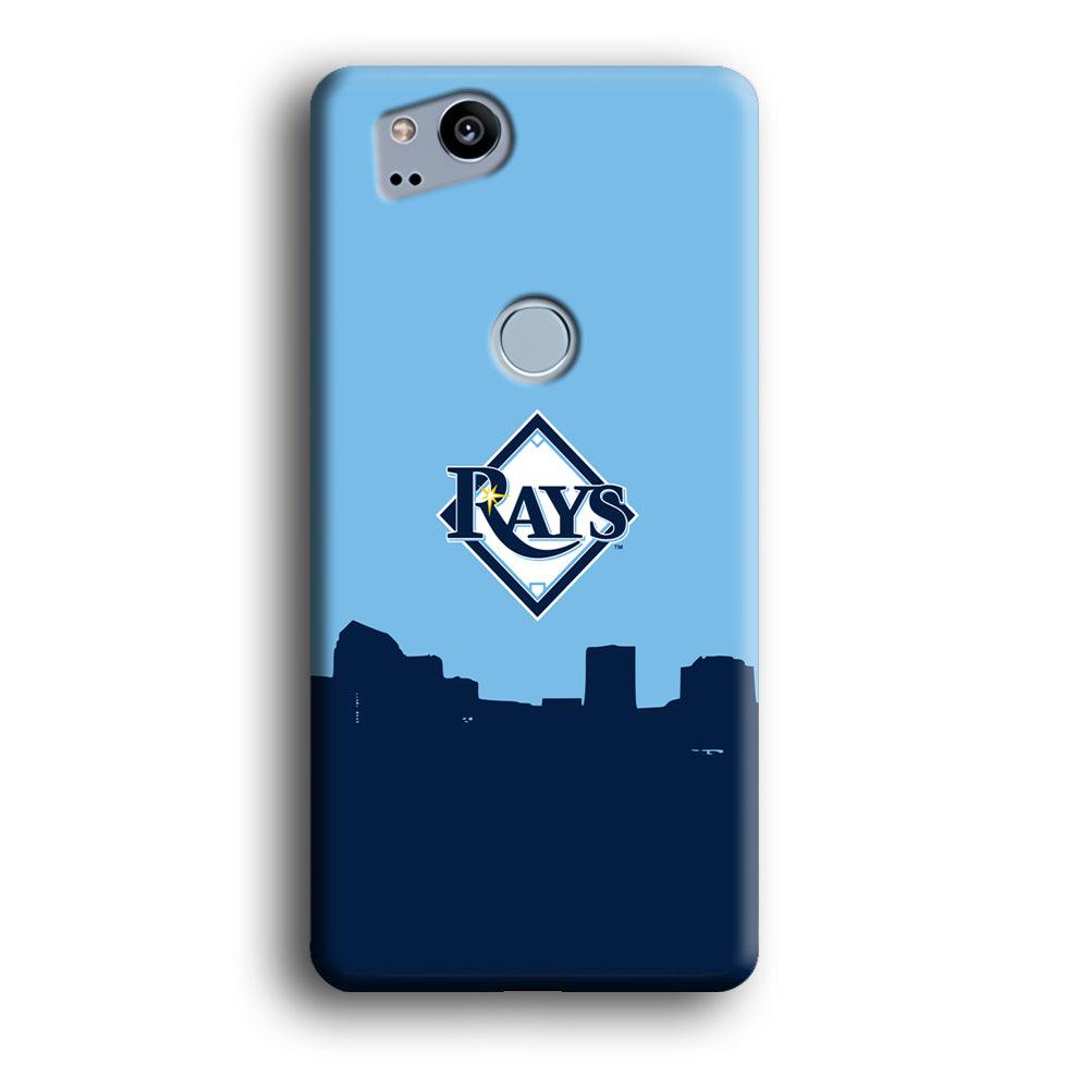 Baseball Tampa Bay Rays MLB 001 Google Pixel 2 3D Case-Xtracase