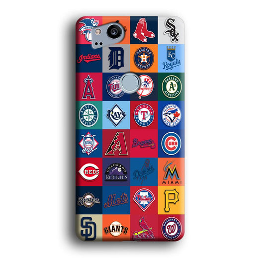 Baseball Teams MLB Google Pixel 2 3D Case-Xtracase