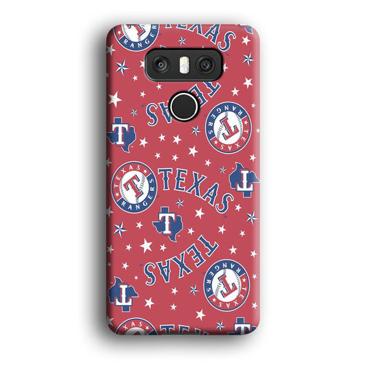 Baseball Texas Rangers MLB 001 LG G6 3D Case-Xtracase