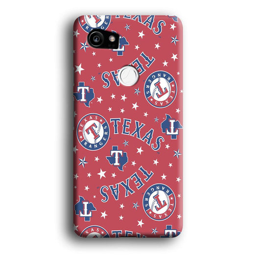 Baseball Texas Rangers MLB 001 Google Pixel 2 XL 3D Case-Xtracase