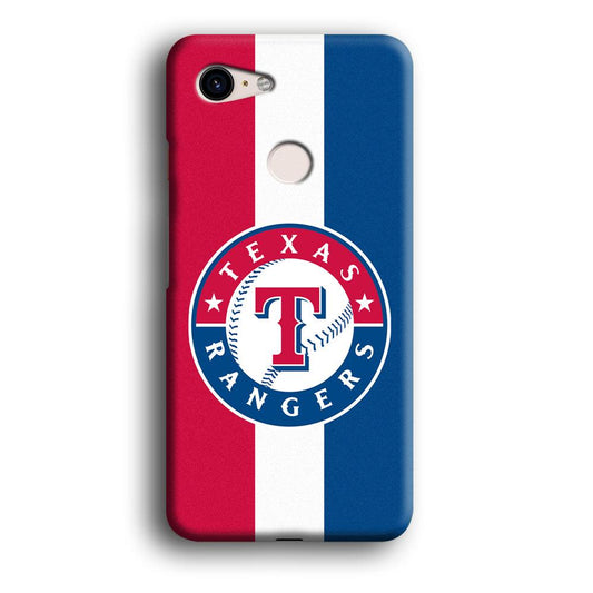 Baseball Texas Rangers MLB 002 Google Pixel 3 3D Case-Xtracase