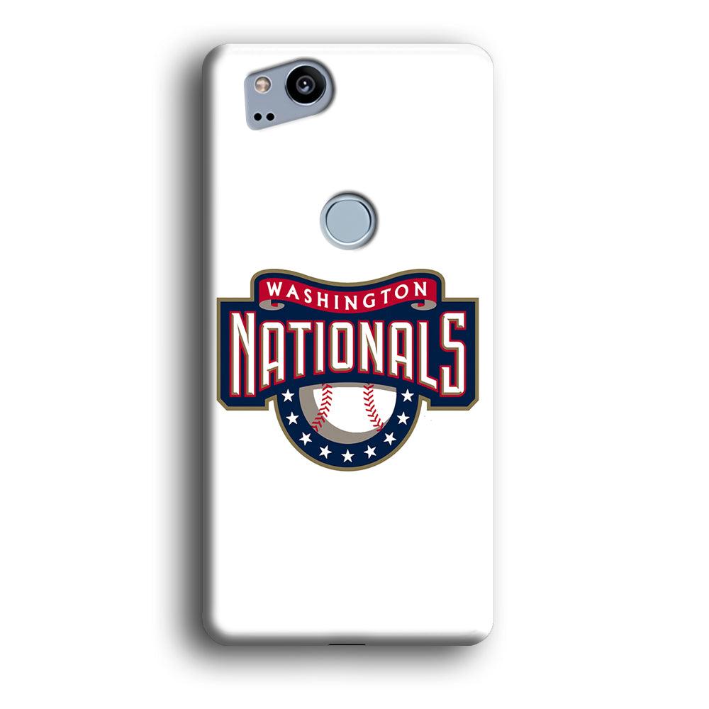 Baseball Washington Nationals MLB 001 Google Pixel 2 3D Case-Xtracase