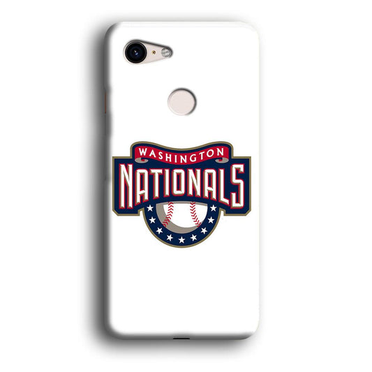 Baseball Washington Nationals MLB 001 Google Pixel 3 3D Case-Xtracase