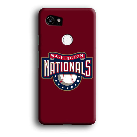 Baseball Washington Nationals MLB 002 Google Pixel 2 XL 3D Case-Xtracase