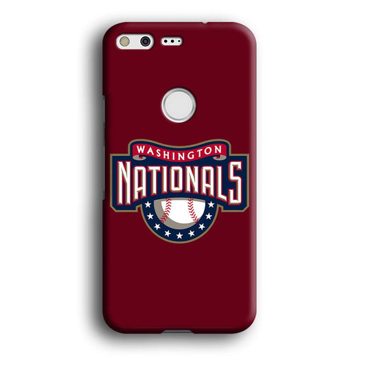 Baseball Washington Nationals MLB 002 Google Pixel XL 3D Case-Xtracase