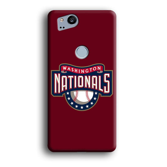 Baseball Washington Nationals MLB 002 Google Pixel 2 3D Case-Xtracase