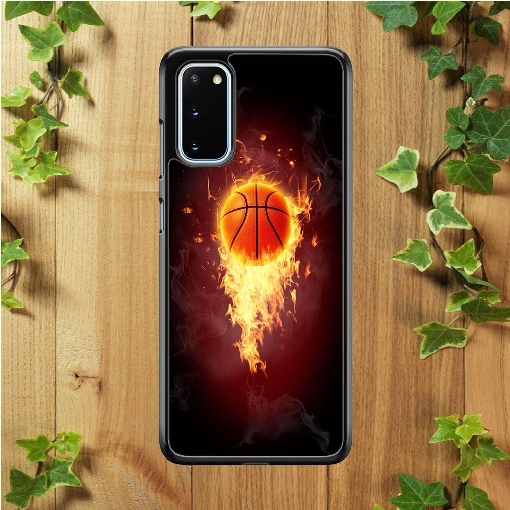 Basketball Art 001 Samsung Galaxy S20 Case-Plastic / Full Wrap (3D Case)-Xtracase