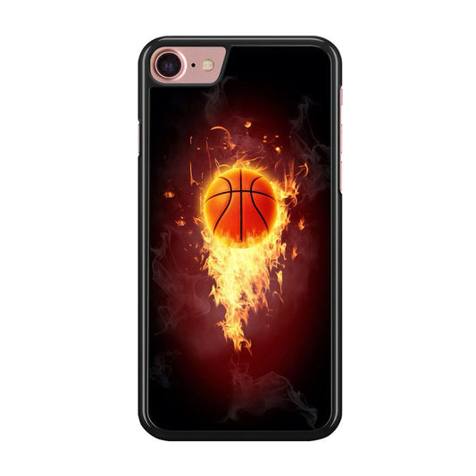 Basketball Art 001 iPhone SE 2020 Case-Rubber / Black (2D Case)-Xtracase