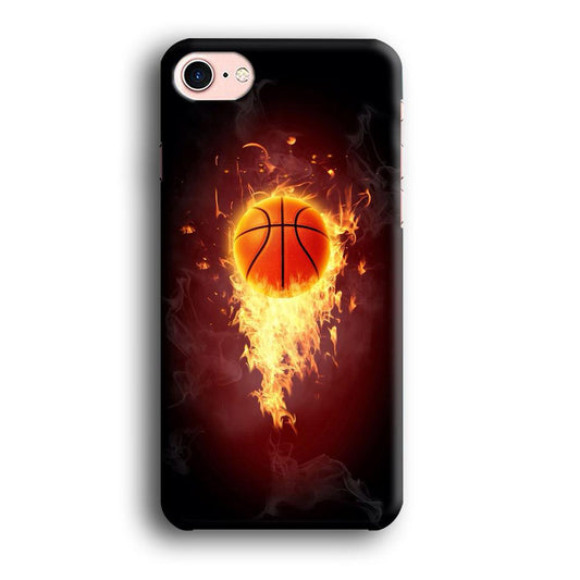 Basketball Art 001 iPhone 8 Case-Plastic / Full Wrap (3D Case)-Xtracase