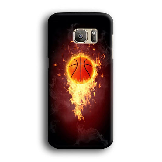 Basketball Art 001 Samsung Galaxy S7 Edge Case-Plastic / Full Wrap (3D Case)-Xtracase