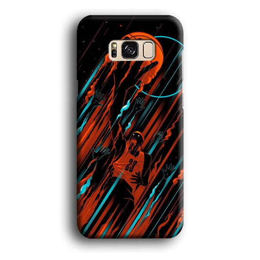 Basketball Art 003 Samsung Galaxy S8 Plus Case-Plastic / Full Wrap (3D Case)-Xtracase
