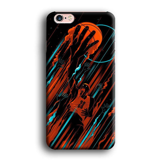 Basketball Art 003 iPhone 6 | 6s Case-Plastic / Full Wrap (3D Case)-Xtracase