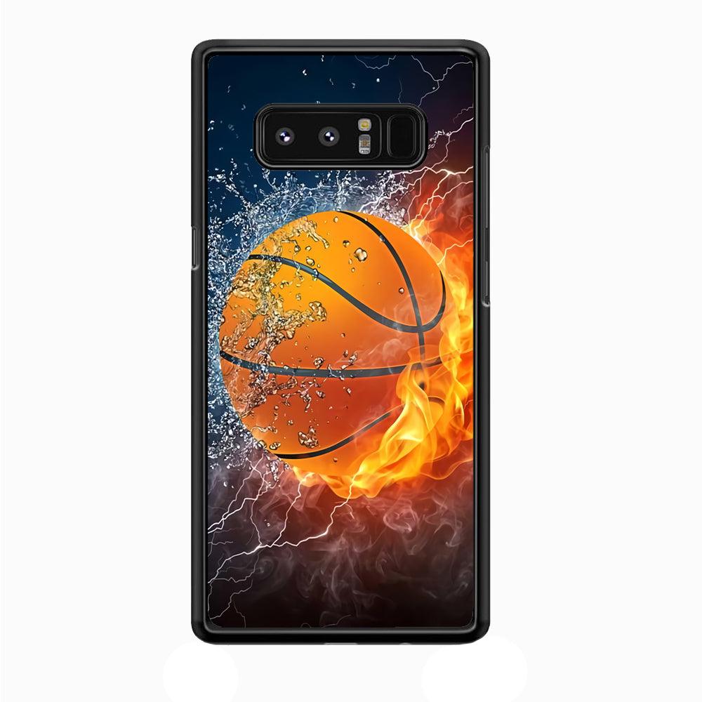Basketball Ball Cool Art Samsung Galaxy Note 8 Case-Plastic / Full Wrap (3D Case)-Xtracase