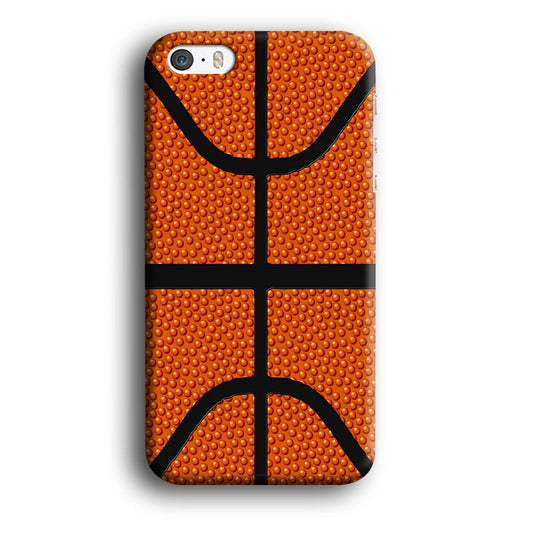 Basketball Pattern iPhone 5 | 5s Case-Plastic / Full Wrap (3D Case)-Xtracase