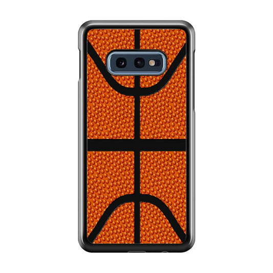 Basketball Pattern Samsung Galaxy S10E Case-Plastic / Full Wrap (3D Case)-Xtracase