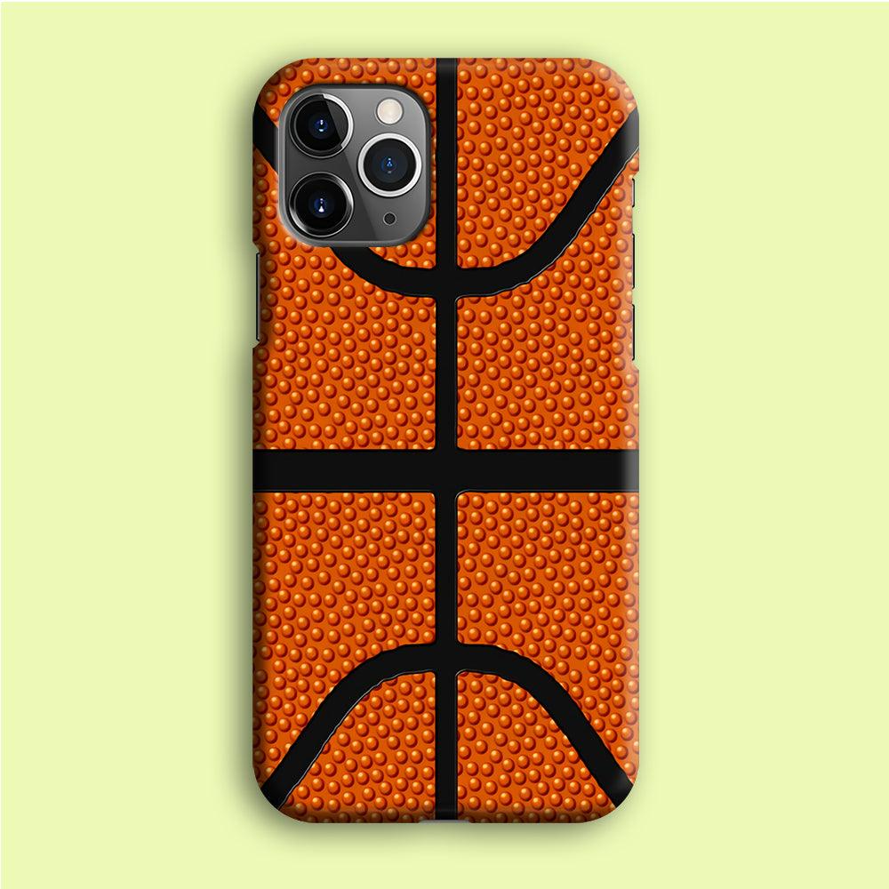 Basketball Pattern iPhone 12 Pro Case-Plastic / Full Wrap (3D Case)-Xtracase