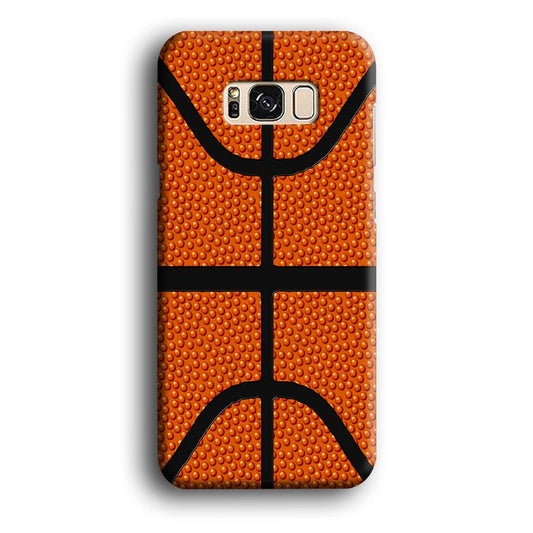 Basketball Pattern Samsung Galaxy S8 Plus Case-Plastic / Full Wrap (3D Case)-Xtracase