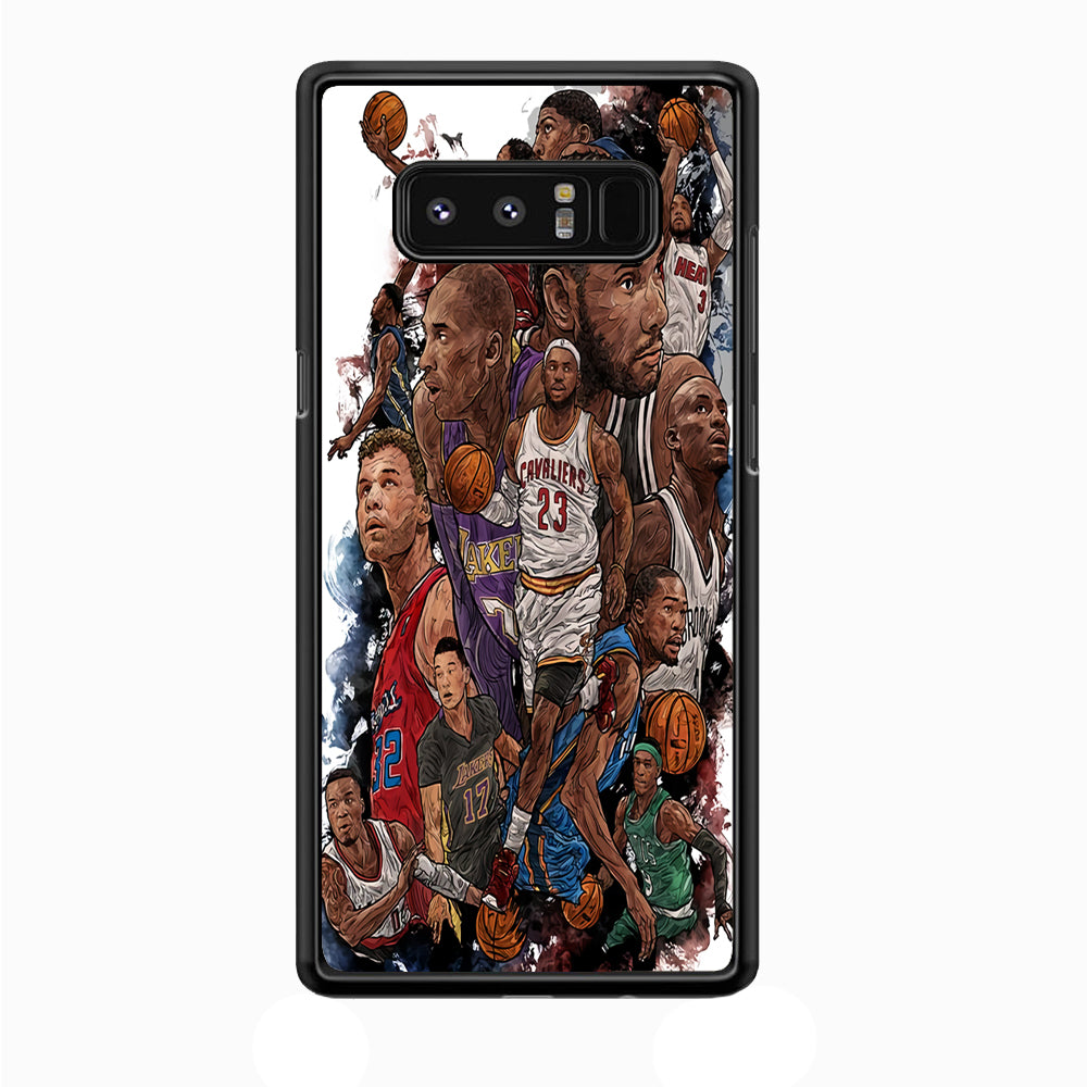 Basketball Players Art Samsung Galaxy Note 8 Case