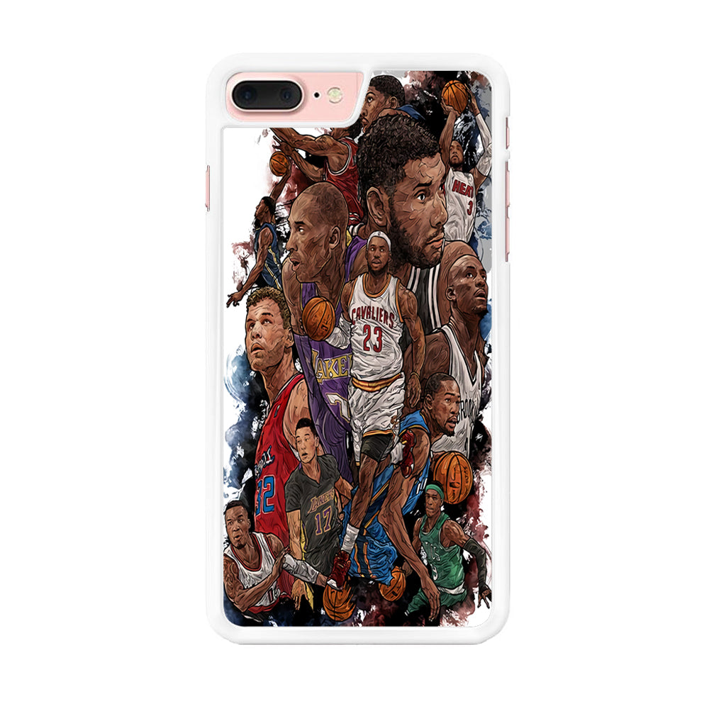Basketball Players Art iPhone 7 Plus Case